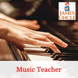 Music teacher Mrs. Mithu Sarkar Debnath in Tiljala